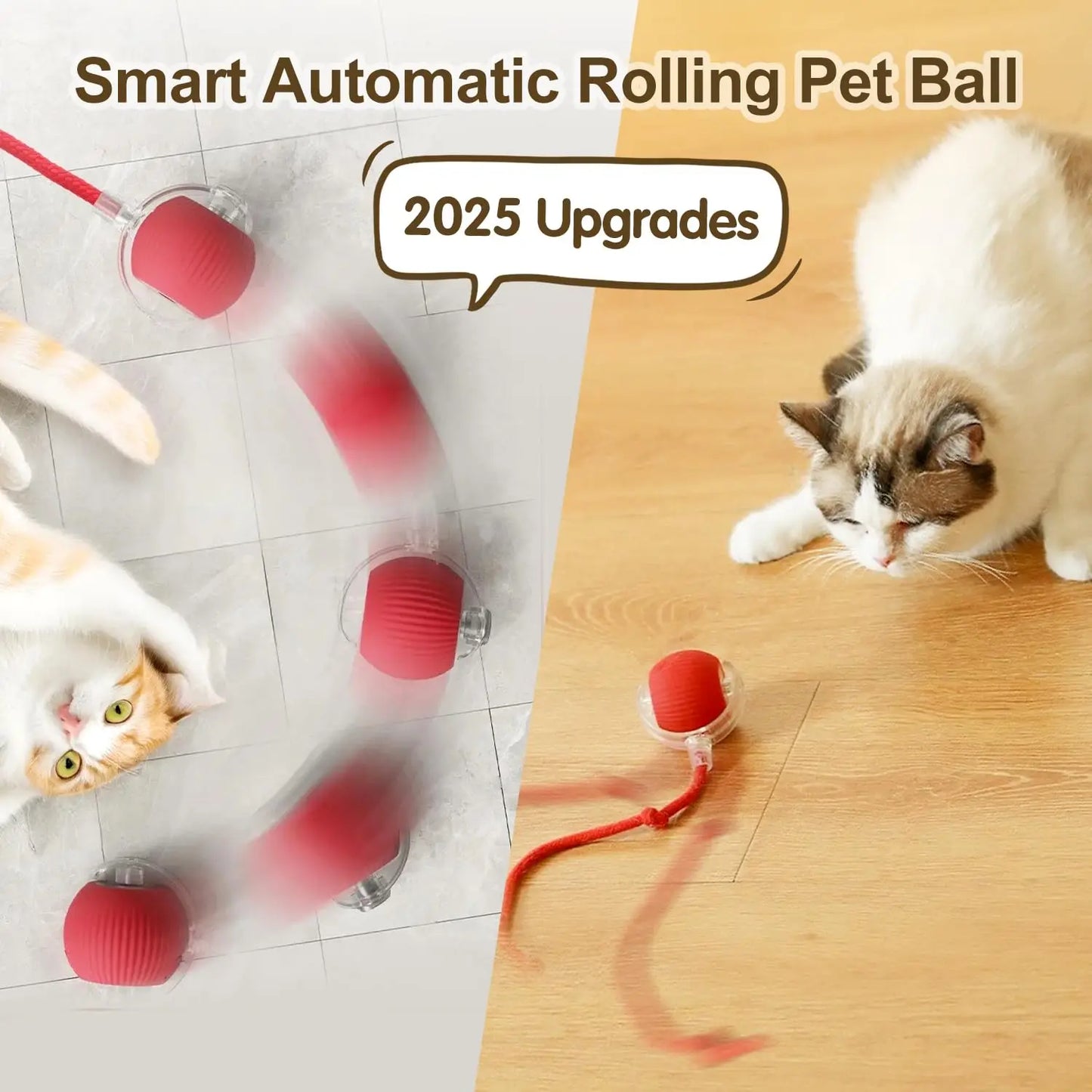 Automatic Rolling Cat Ball Toy