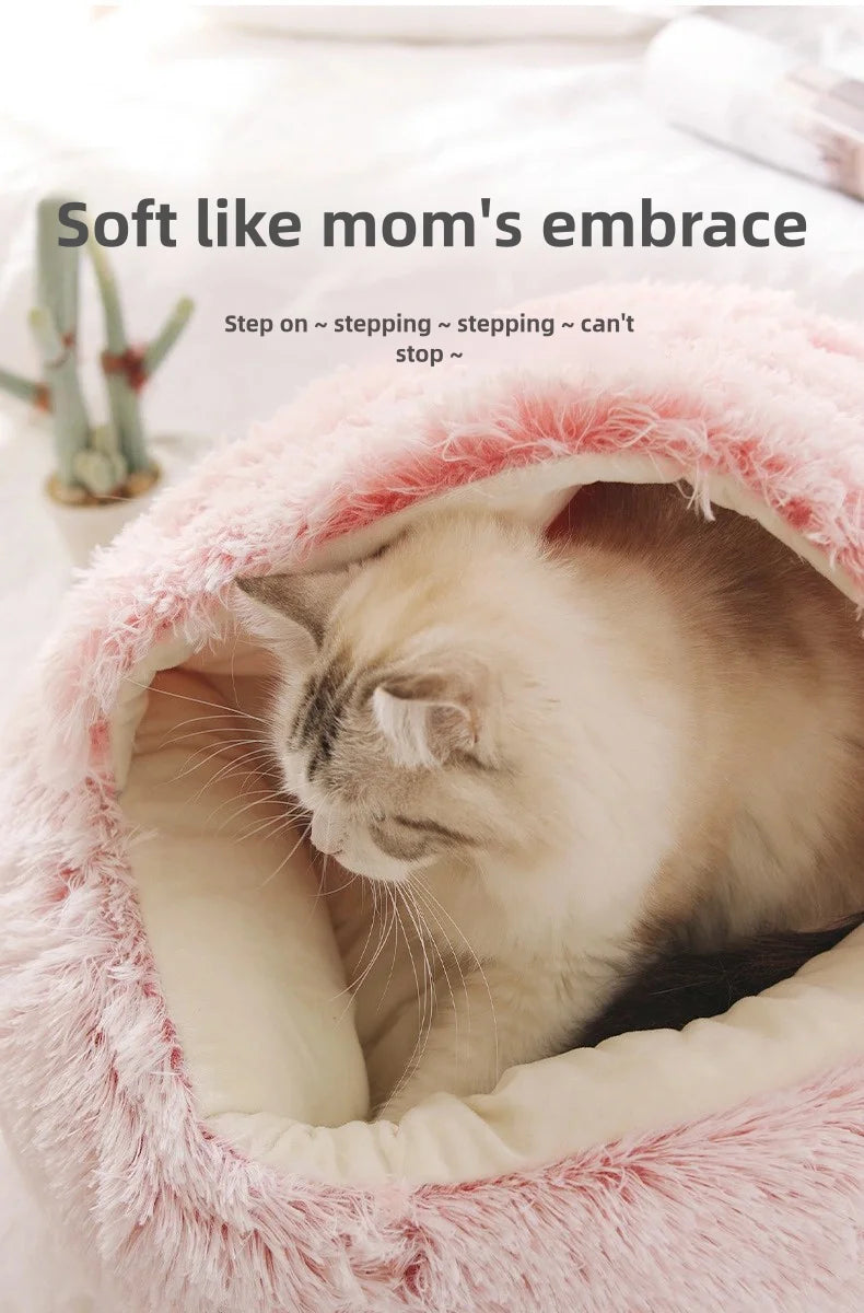 Plush Autumn & Winter Pet Bed