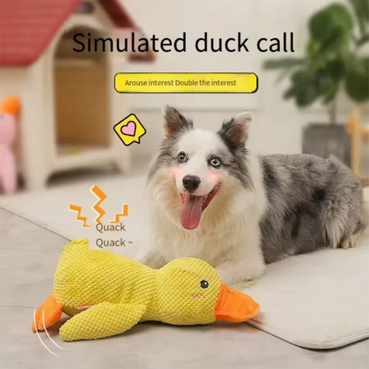 Plush Duck Dog Hug Toy