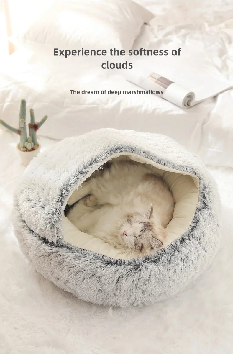 Plush Autumn & Winter Pet Bed