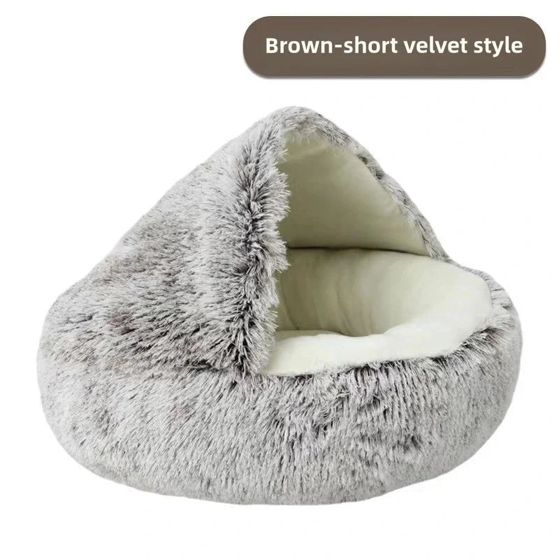 Plush Autumn & Winter Pet Bed
