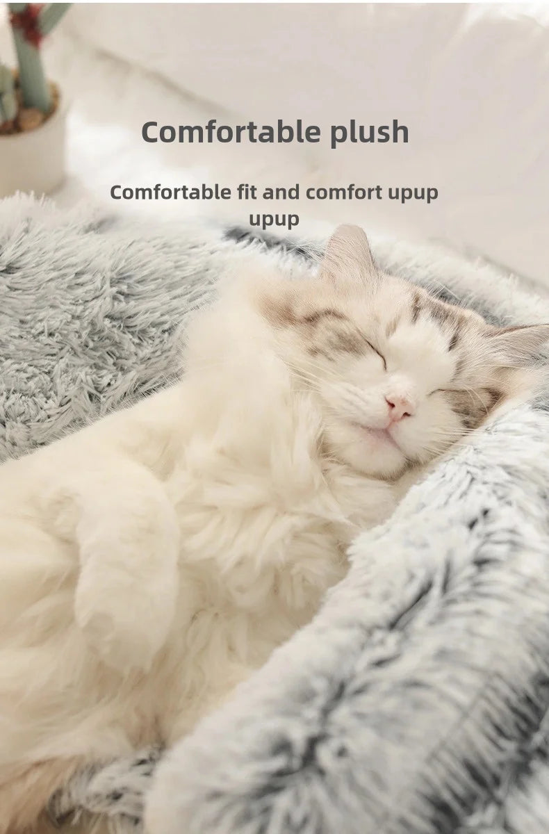 Plush Autumn & Winter Pet Bed