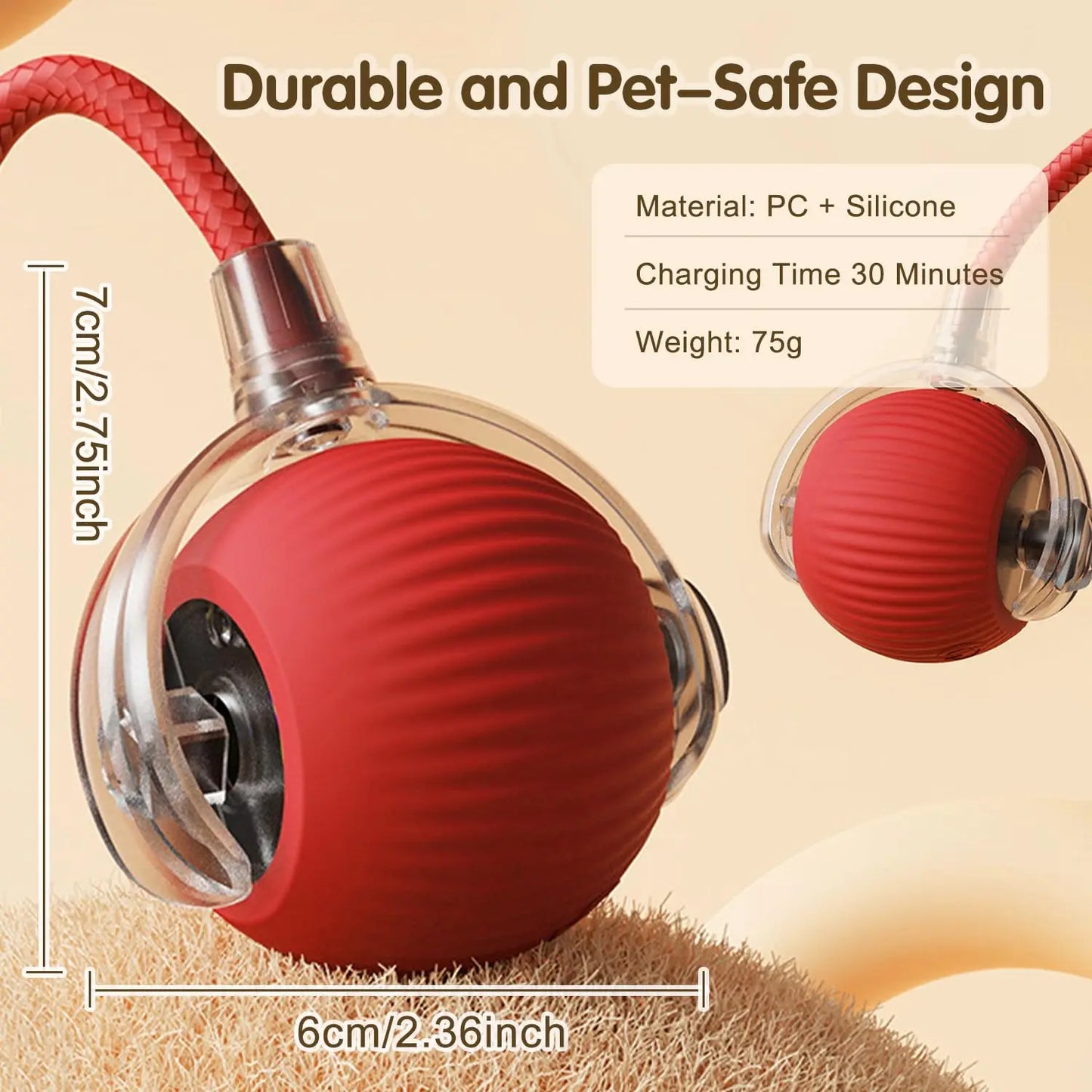 Automatic Rolling Cat Ball Toy