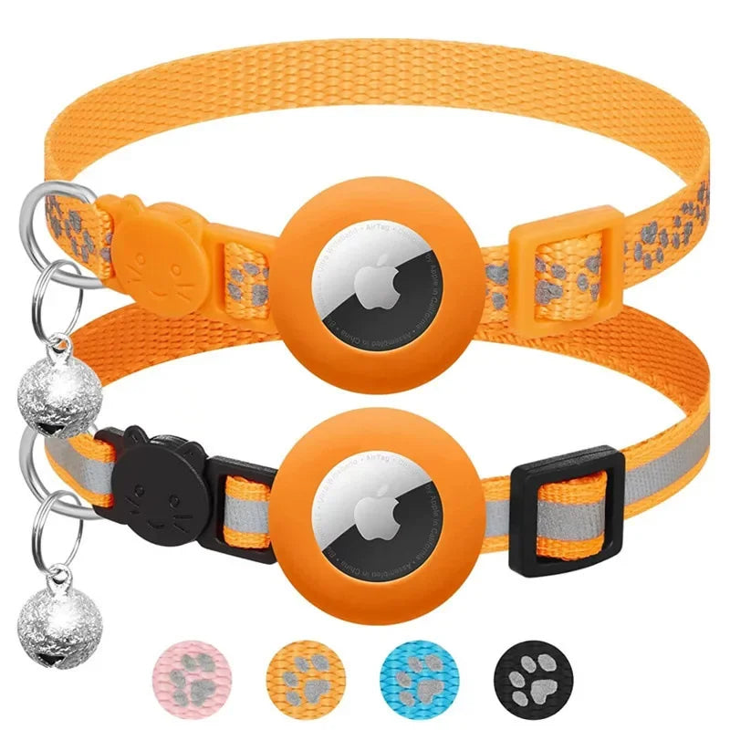 Cat Collar with Airtag & Bell