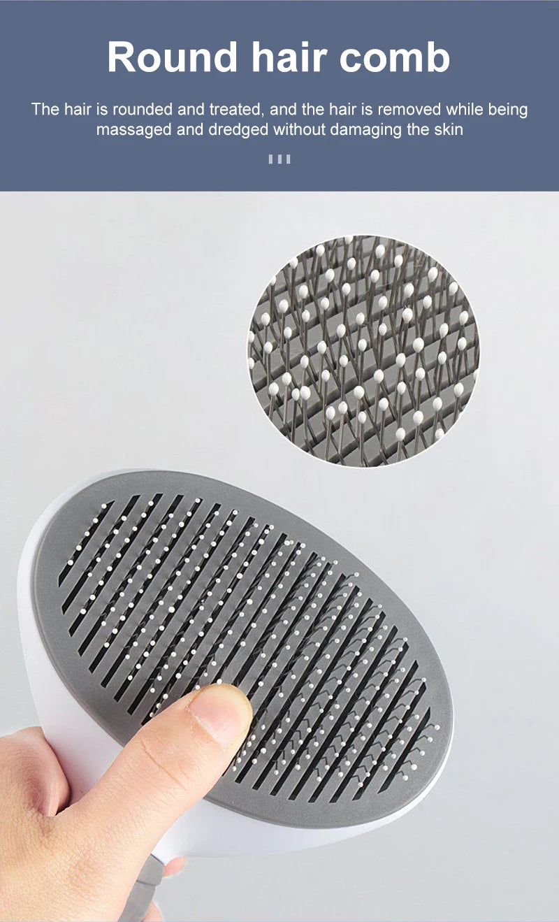 Pet Hair Remover Grooming Brush – Dogs & Cats