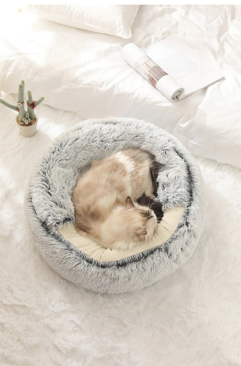 Plush Autumn & Winter Pet Bed