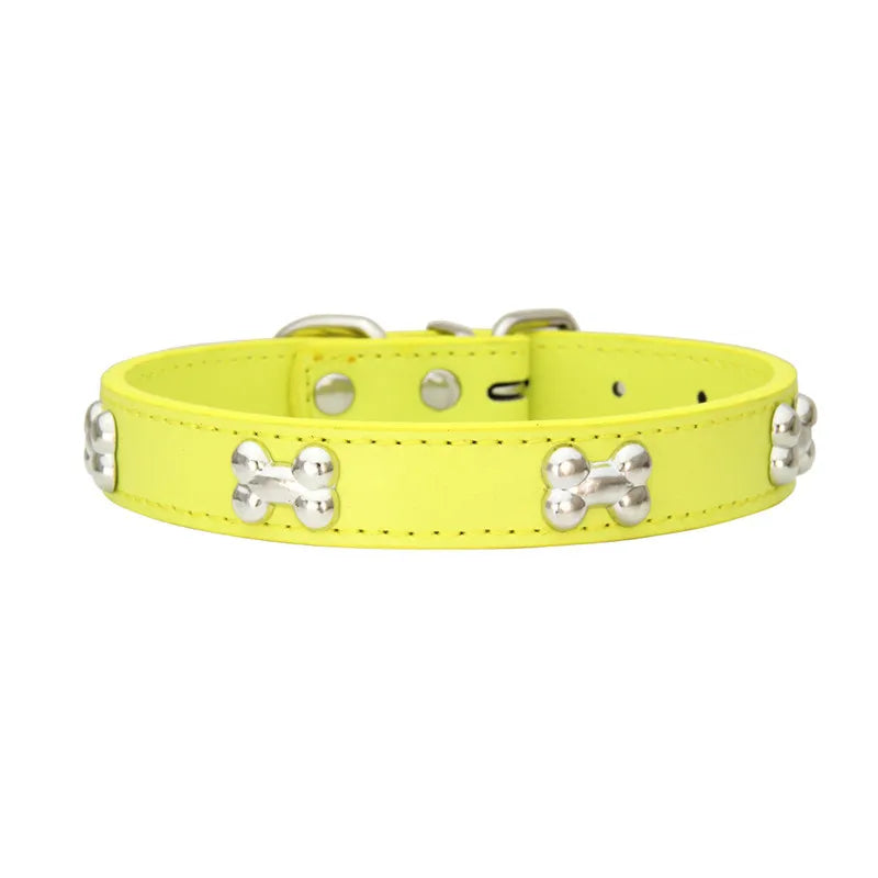 Durable Leather Dog & Cat Collar