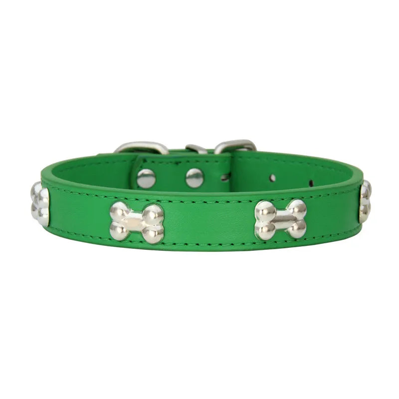 Durable Leather Dog & Cat Collar