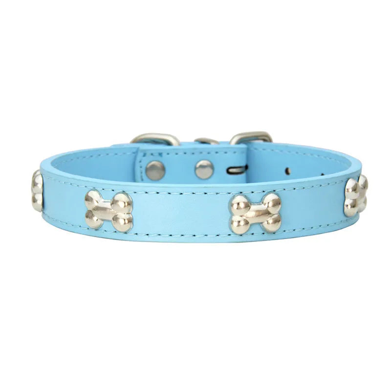 Durable Leather Dog & Cat Collar