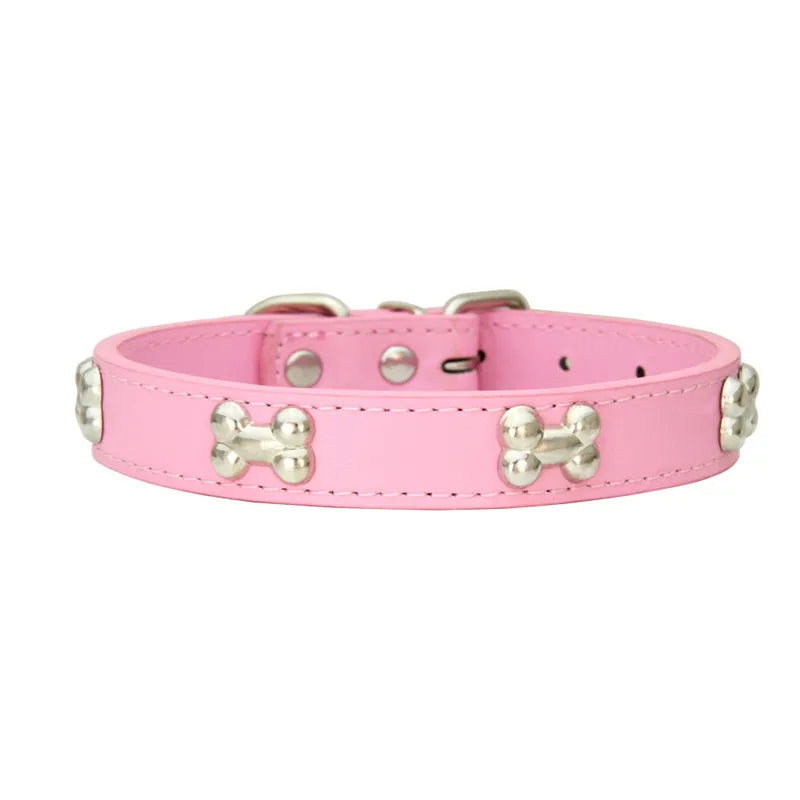 Durable Leather Dog & Cat Collar