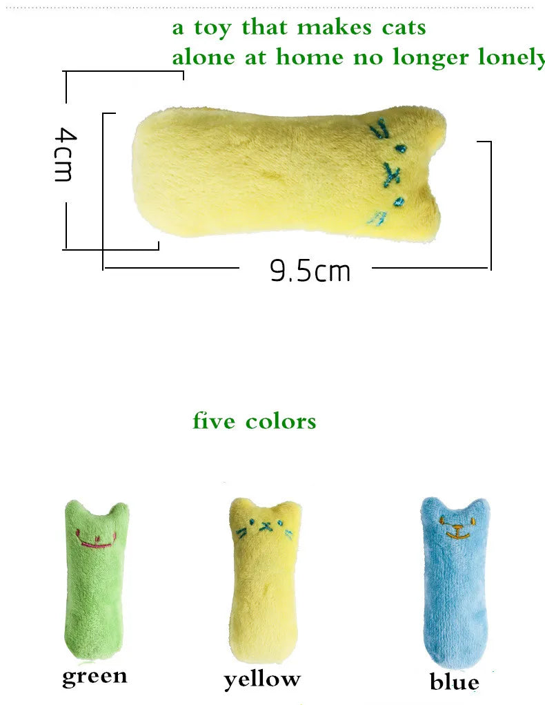 Interactive Catnip Plush Toy