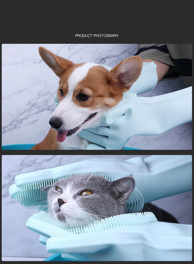 Pet Grooming & Hair Removal Gloves
