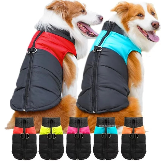 Waterproof Dog Clothes Winter Vest