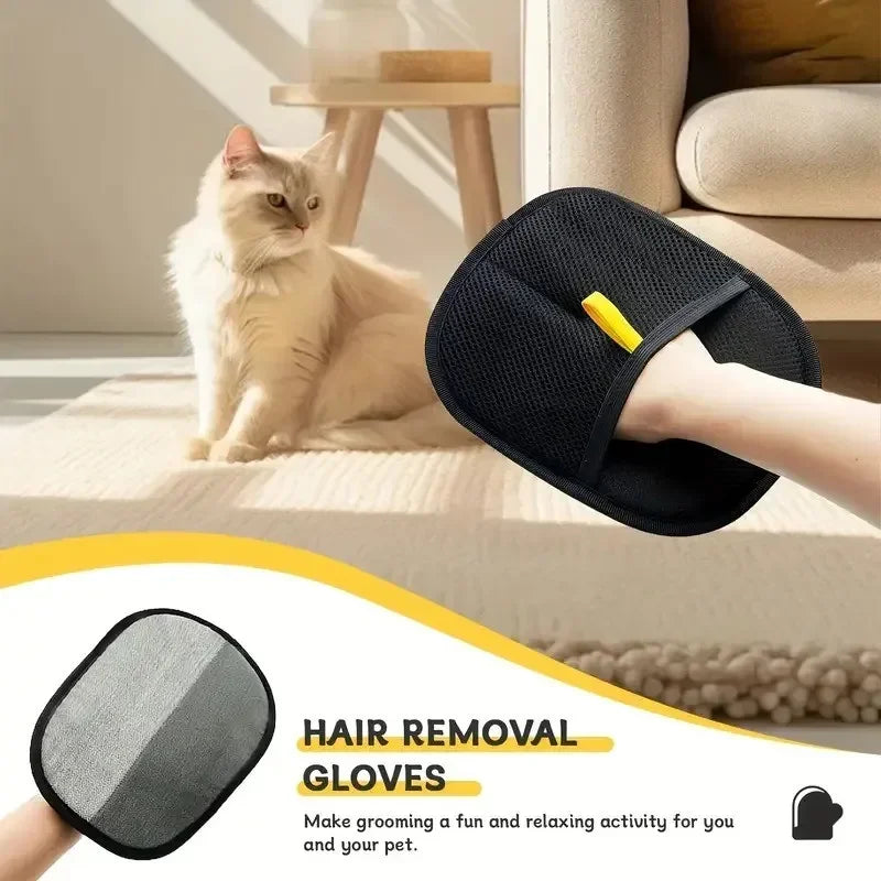 Static Pet Hair Removal Gloves