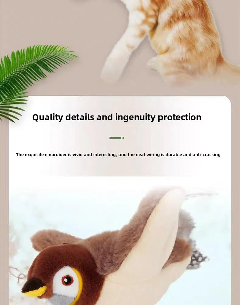 Electric Catnip Pat Bird Toy