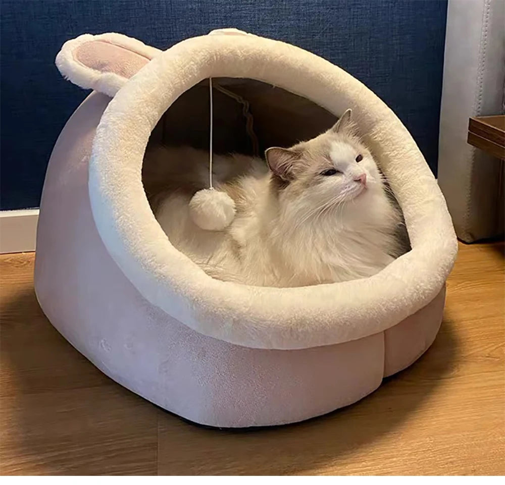 Cartoon Foldable Cat & Small Dog Bed