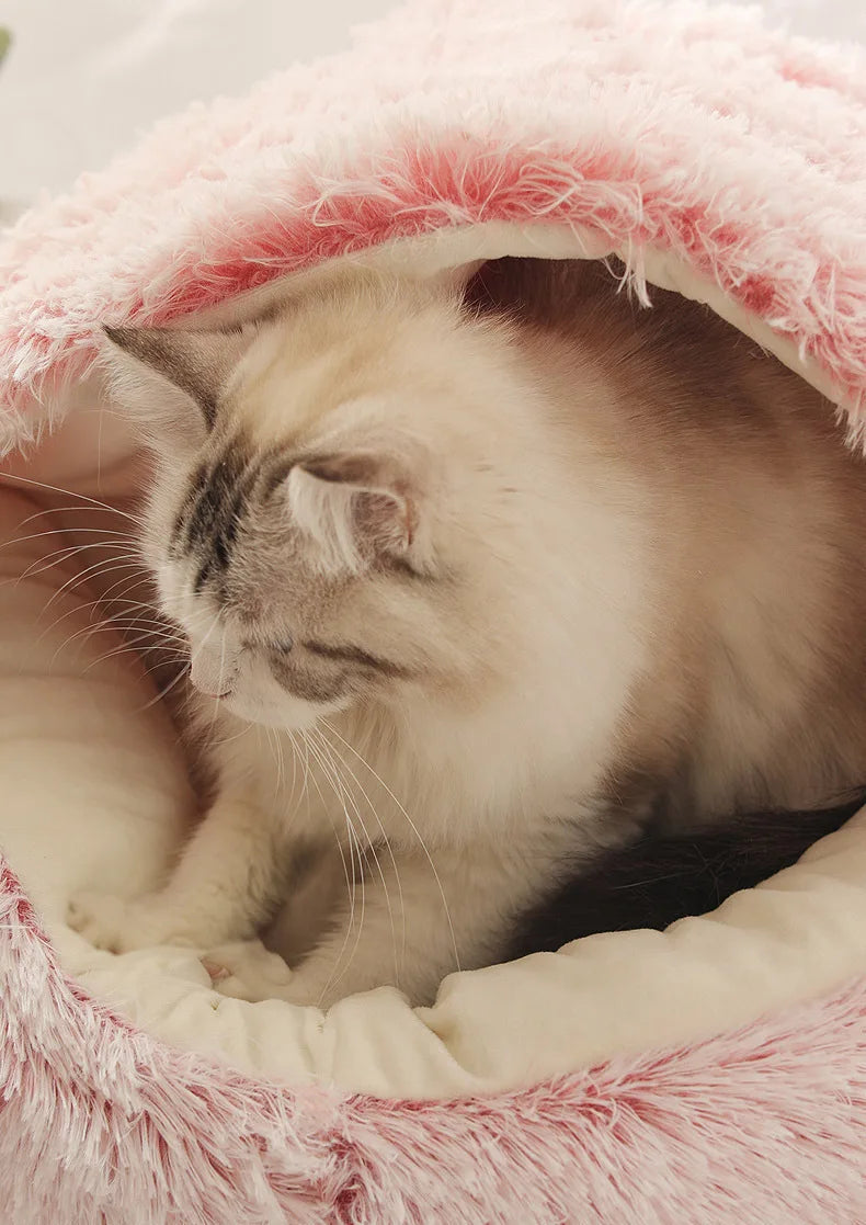 Plush Autumn & Winter Pet Bed