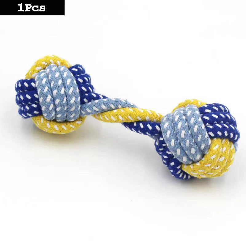 1PC Dog Toy Carrot Knot Rope