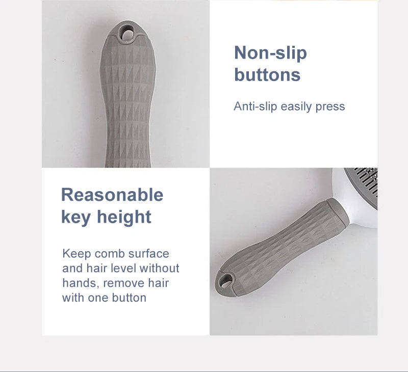 Pet Hair Remover Grooming Brush – Dogs & Cats