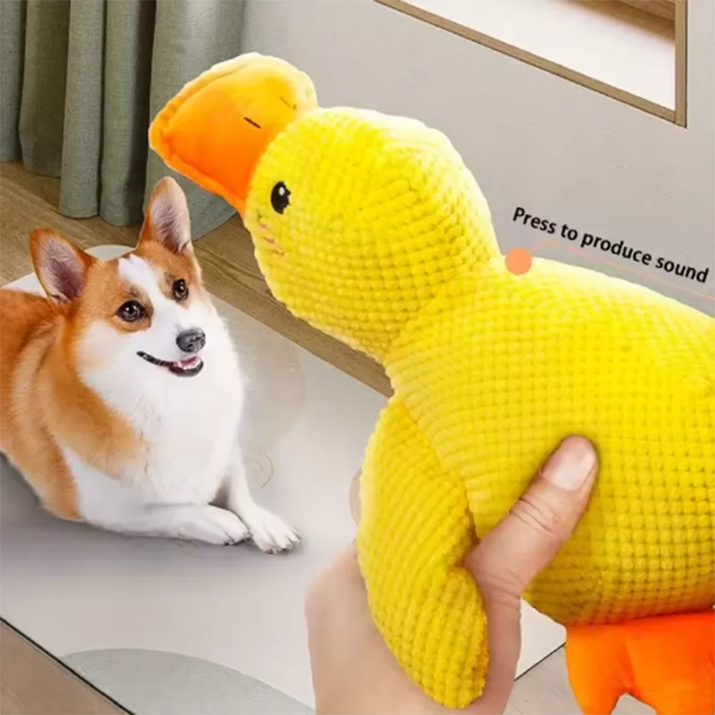 Plush Duck Dog Hug Toy