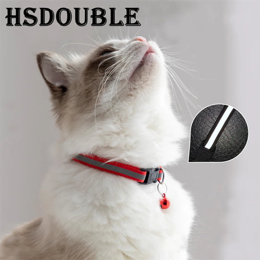 Reflective Cat & Small Dog Collars with Bells