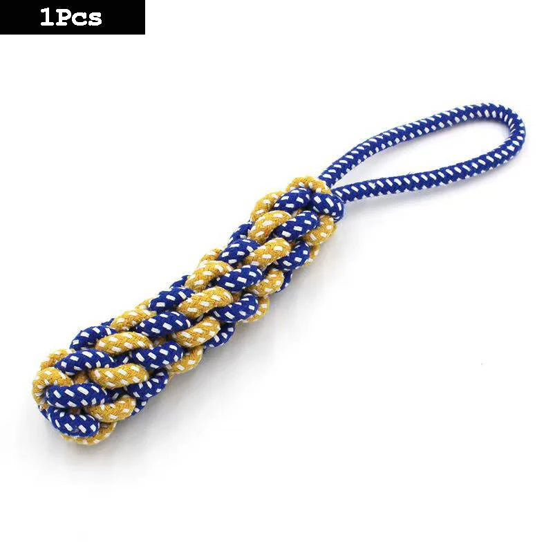 1PC Dog Toy Carrot Knot Rope
