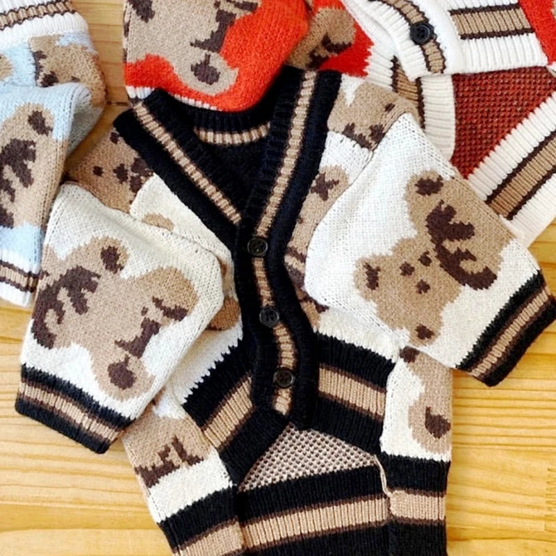 Luxury Striped Dog & Cat Sweater