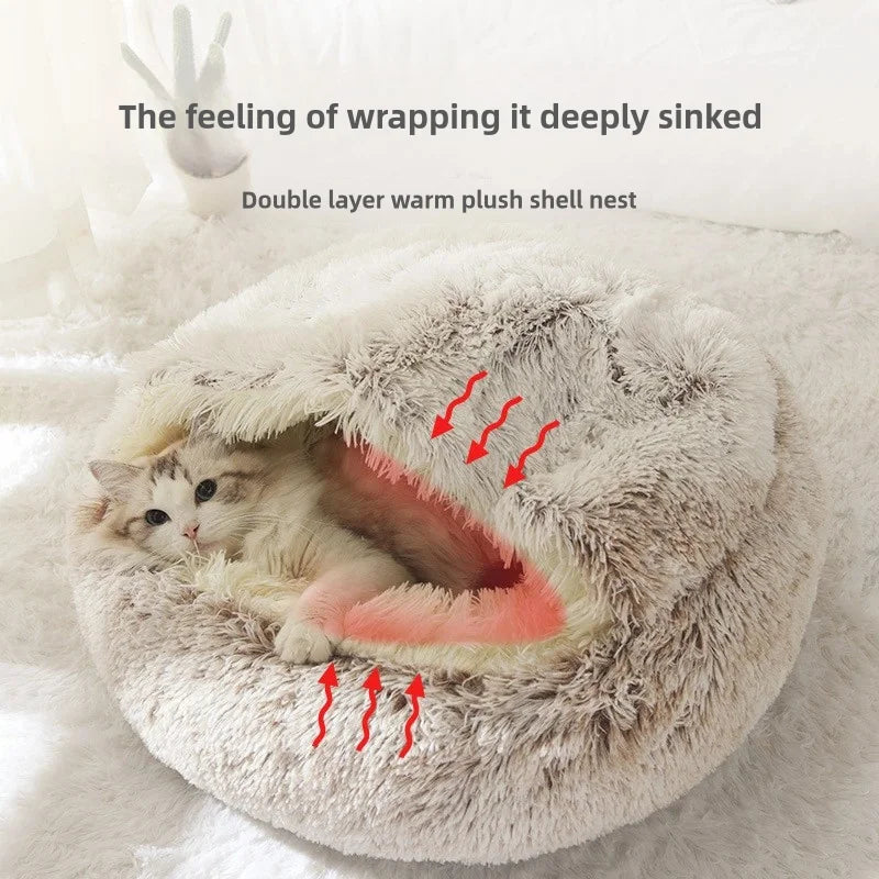Plush Autumn & Winter Pet Bed