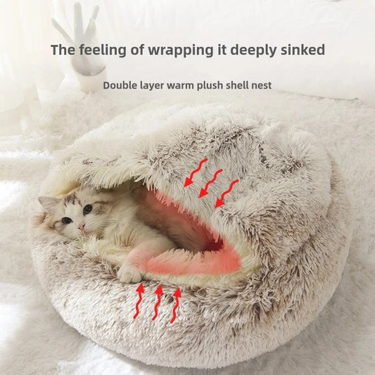 Plush Autumn & Winter Pet Bed