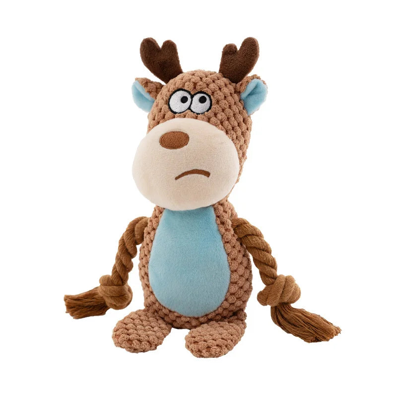 Indestructible Plush Dog Chew Toy