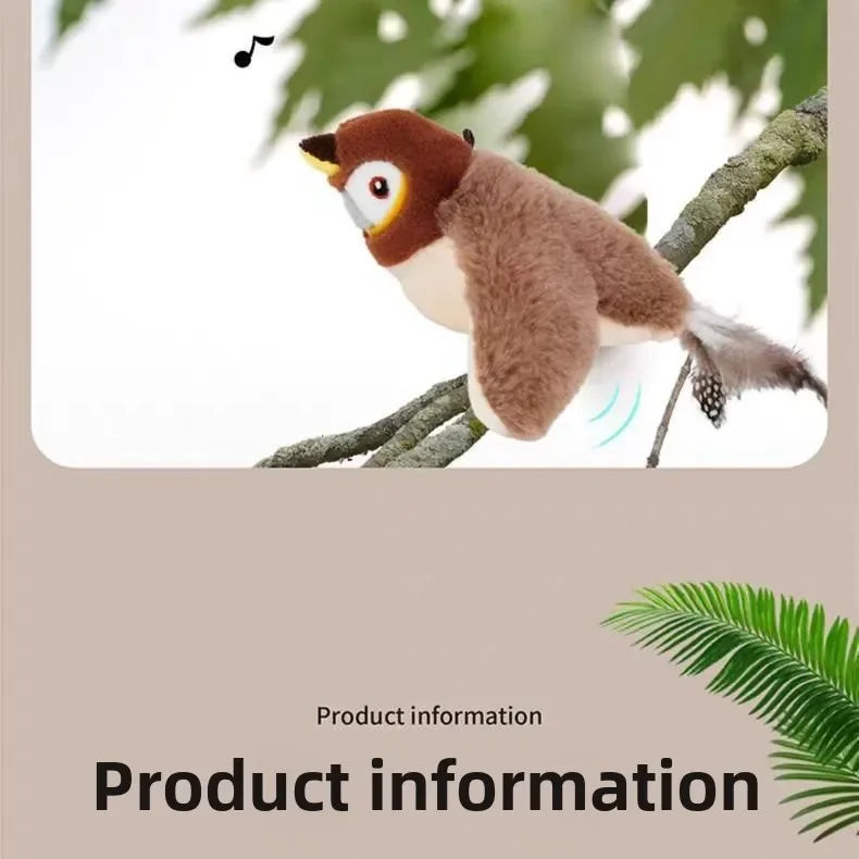 Electric Catnip Pat Bird Toy