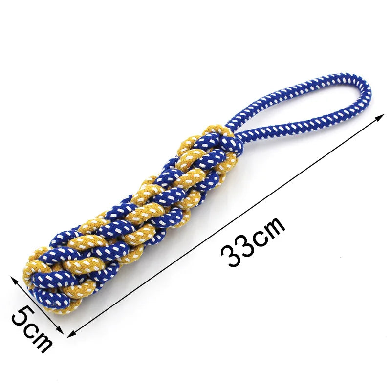 1PC Dog Toy Carrot Knot Rope
