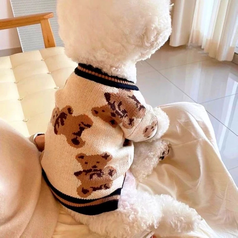Luxury Striped Dog & Cat Sweater
