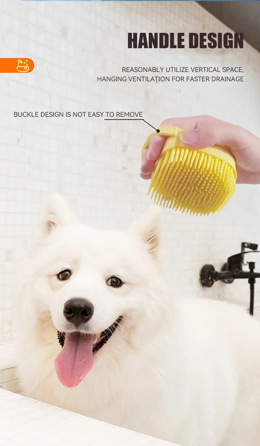 Dog Bathing Brush Pet Massage