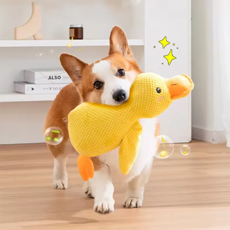 Plush Duck Dog Hug Toy
