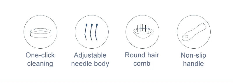 Pet Hair Remover Grooming Brush – Dogs & Cats