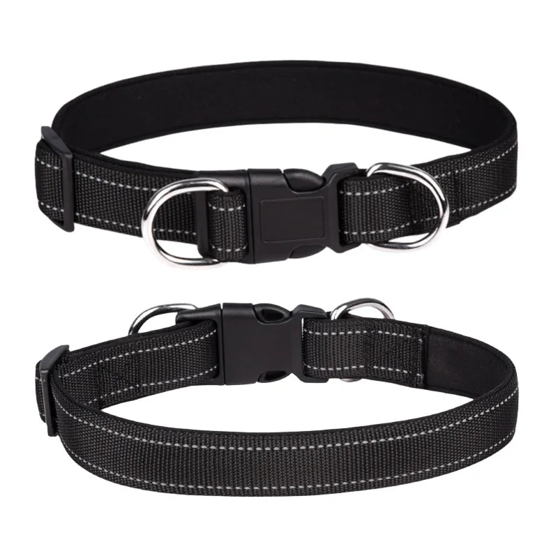 Reflective Padded Dog Collar