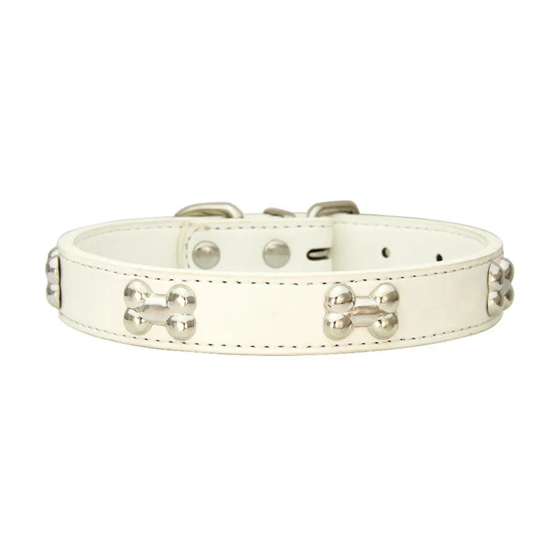 Durable Leather Dog & Cat Collar