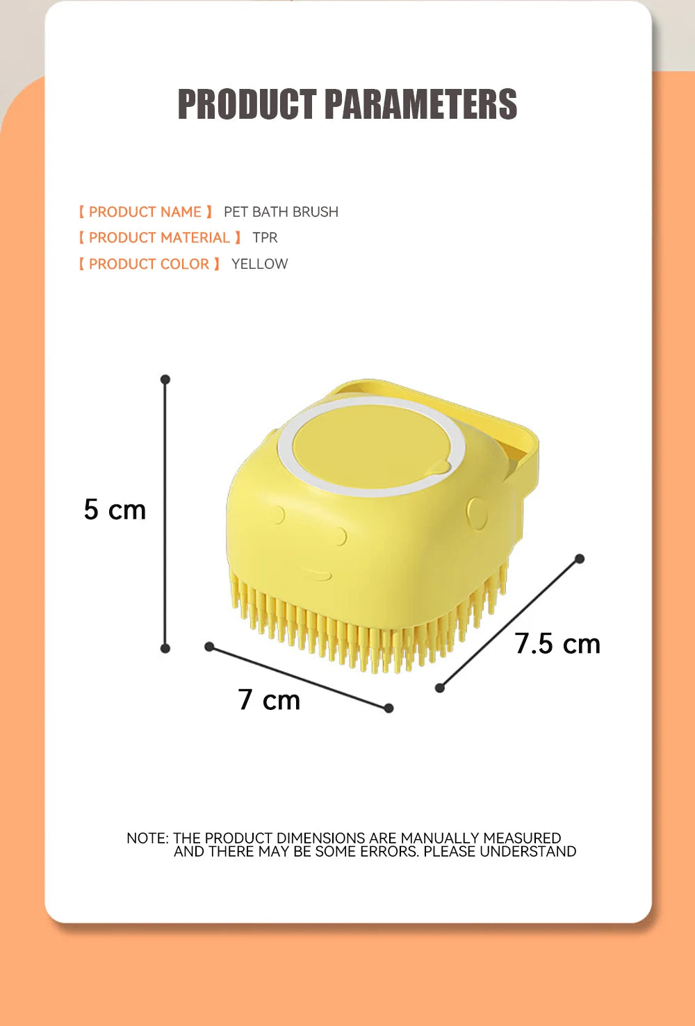 Dog Bathing Brush Pet Massage