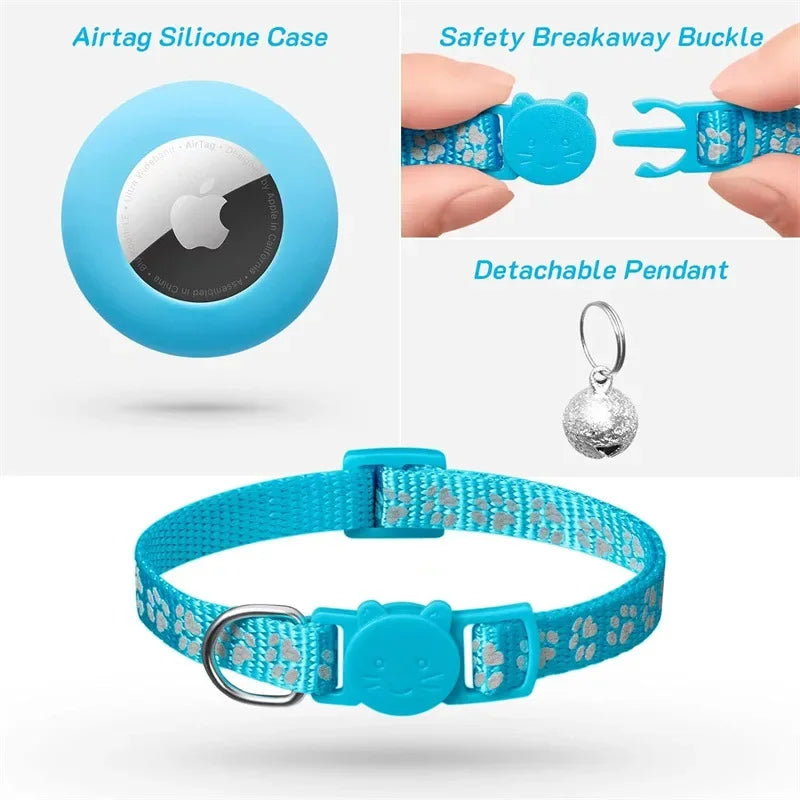 Cat Collar with Airtag & Bell
