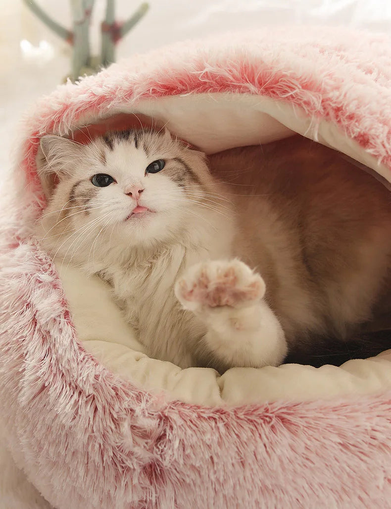 Plush Autumn & Winter Pet Bed