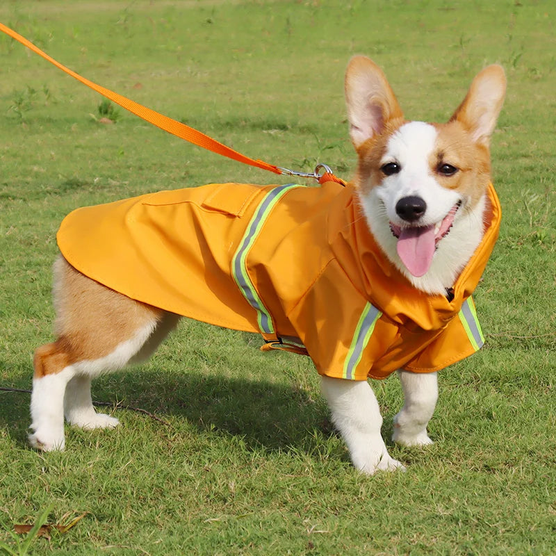 Large Dog Waterproof Raincoat