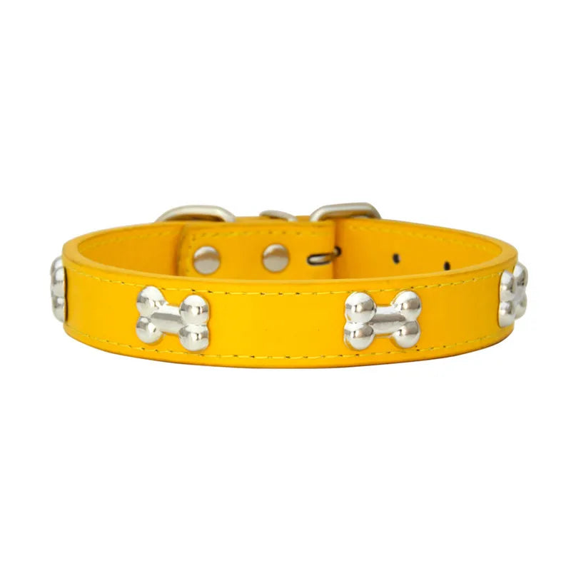 Durable Leather Dog & Cat Collar