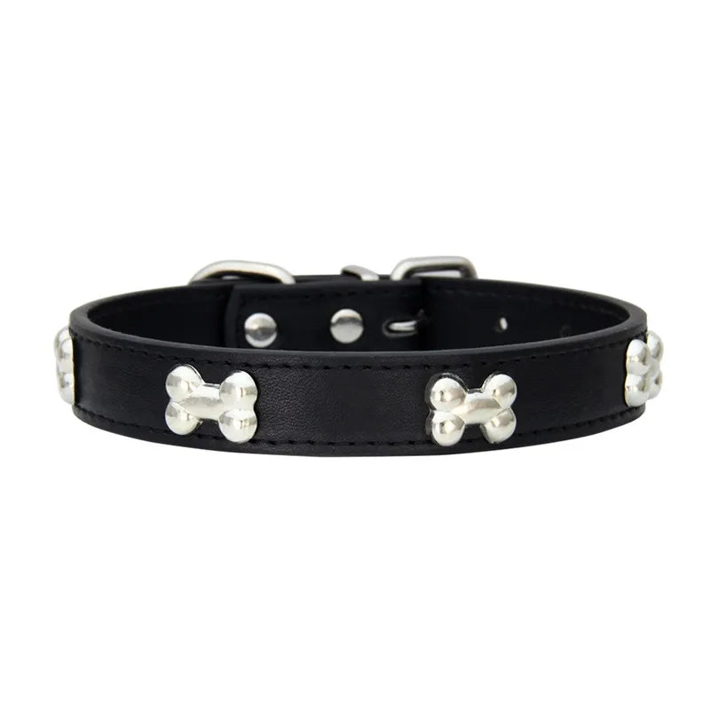Durable Leather Dog & Cat Collar