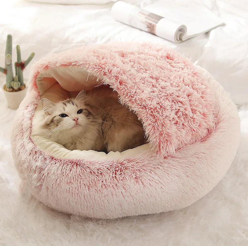 Plush Autumn & Winter Pet Bed
