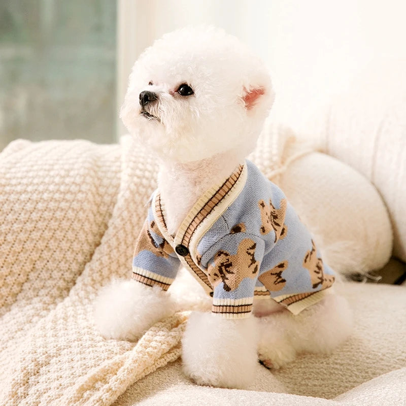 Luxury Striped Dog & Cat Sweater