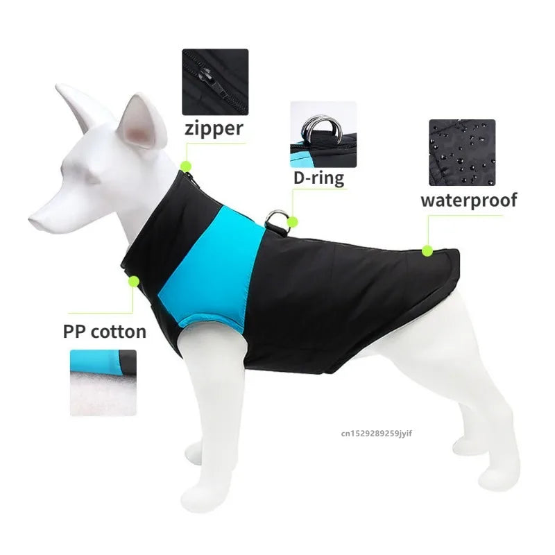Waterproof Dog Clothes Winter Vest
