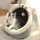 Cartoon Foldable Cat & Small Dog Bed