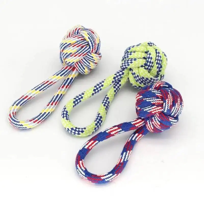 1PC Dog Toy Carrot Knot Rope