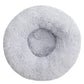 Round Plush Pet Bed for Dogs & Cats